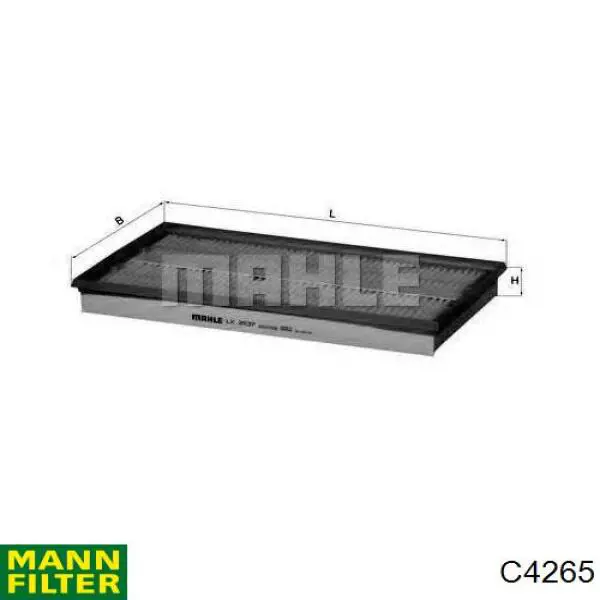 Купити 408676755 Hans Pries (Topran) Автомобільний фільтр повітря