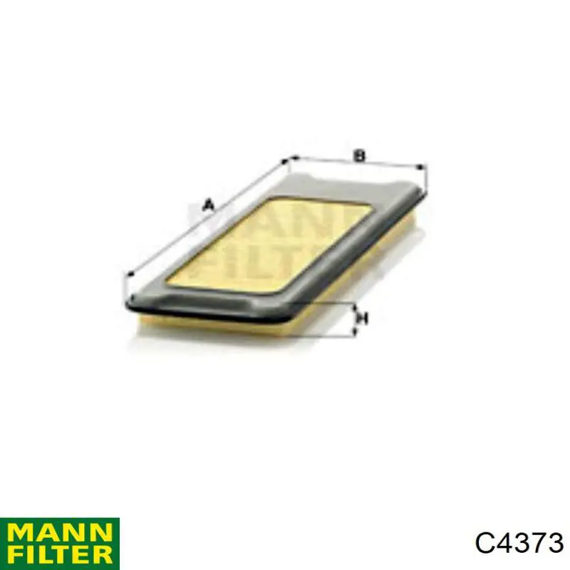 C4373 Mann-Filter Повітряний фільтр двигуна