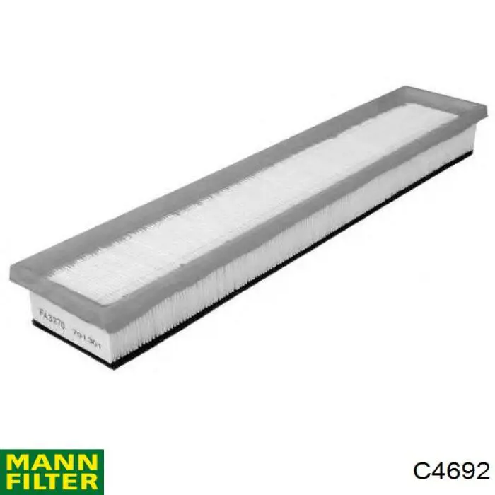 Елемент повітряного фільтра Mann-Filter C4692 ціна, від 10.43 USD