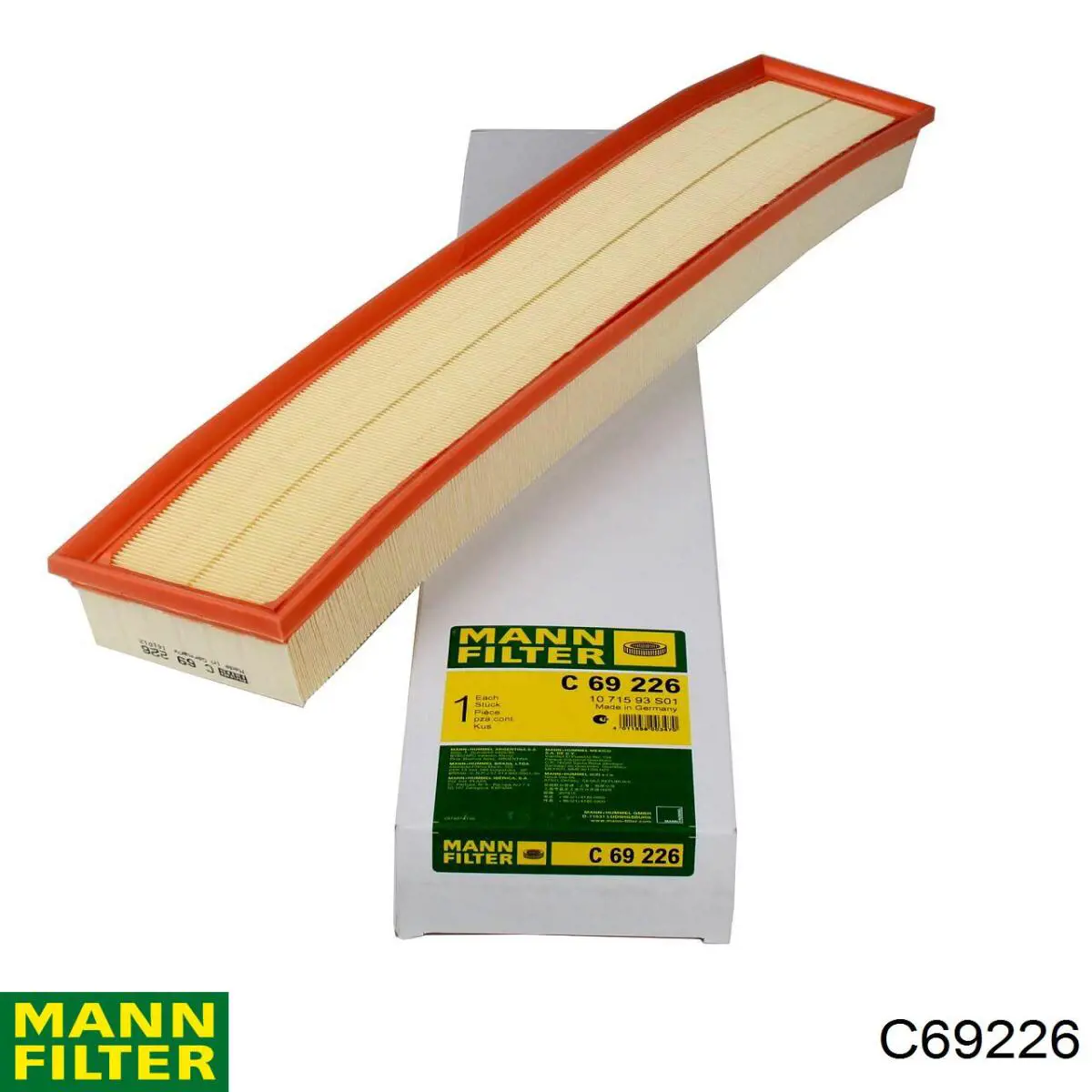 Купити C69226 Mann-Filter Автомобільний фільтр повітря
