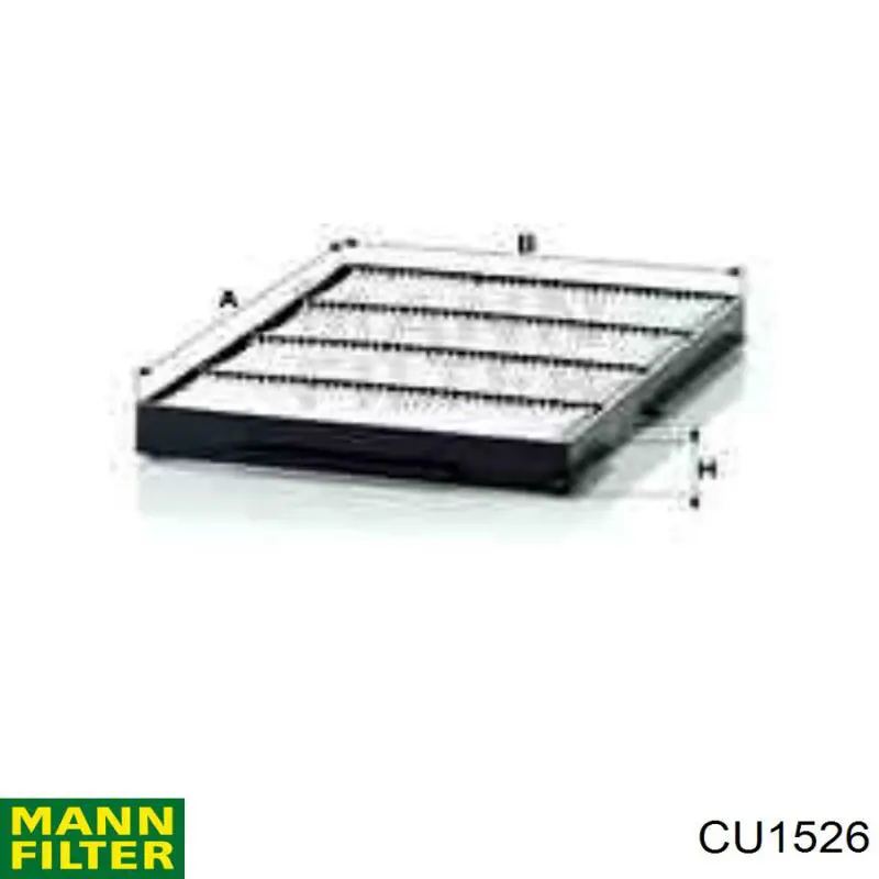 Купити CU1526 Mann-Filter Фільтр салону вугільний