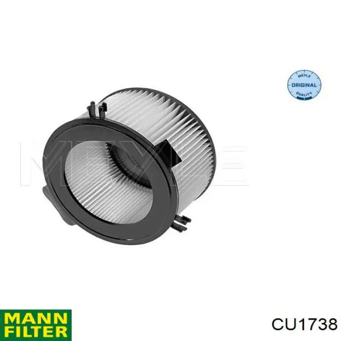 Фільтр повітряний обігрівача Mann-Filter CU1738 ціна, від 8.55 USD