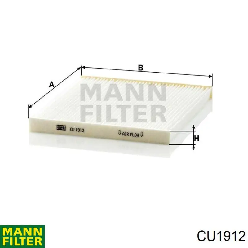 Фільтр повітряний обігрівача Mann-Filter CU1912 ціна, від 3.80 USD