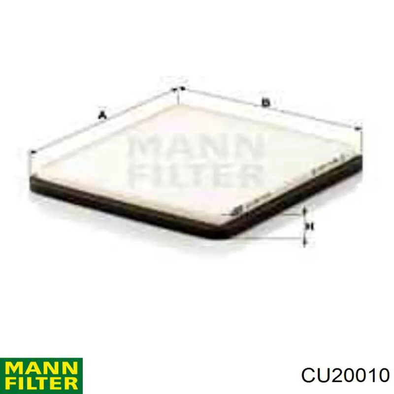 CU20010 Mann-Filter фільтр салону