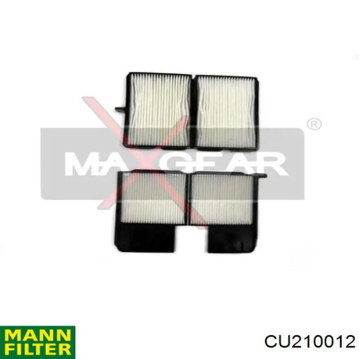 CU210012 Mann-Filter Внутрішньосалонний фільтр