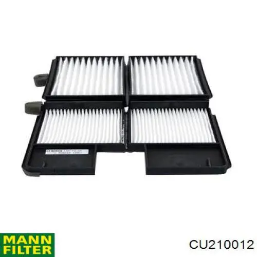 Купити CU210012 Mann-Filter Фільтр салону вугільний