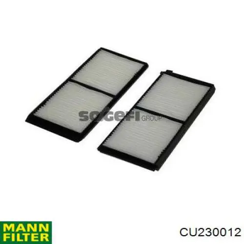 Фільтр повітряний обігрівача Mann-Filter CU230012 ціна, від 5.91 USD
