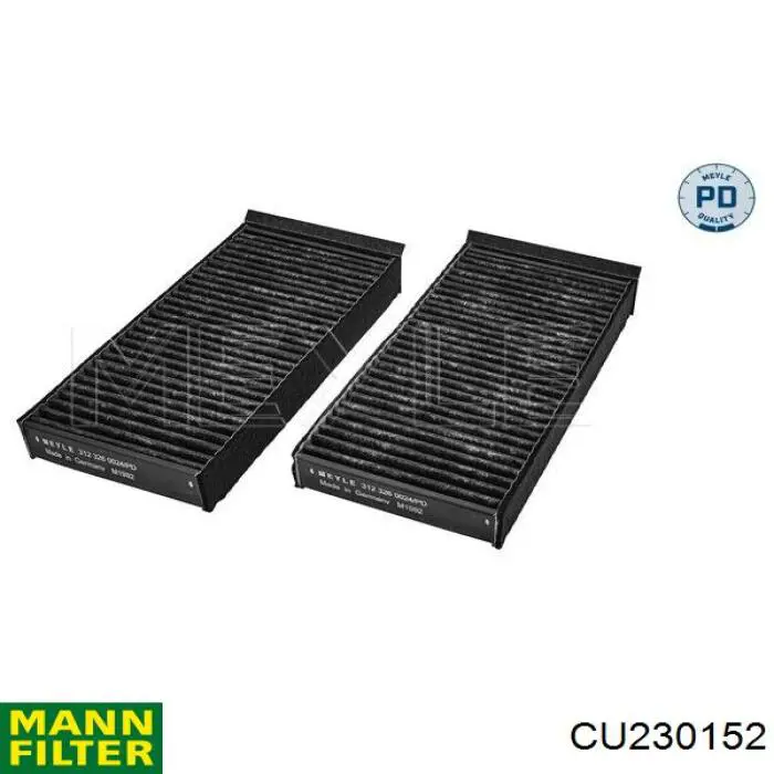 Фільтр салону CU230152 Mann-Filter