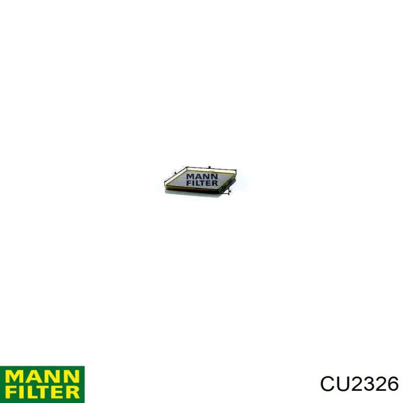 CU2326 Mann-Filter фільтр салону