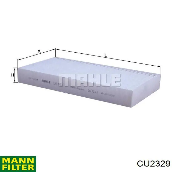 Фільтр салону CU2329 Mann-Filter