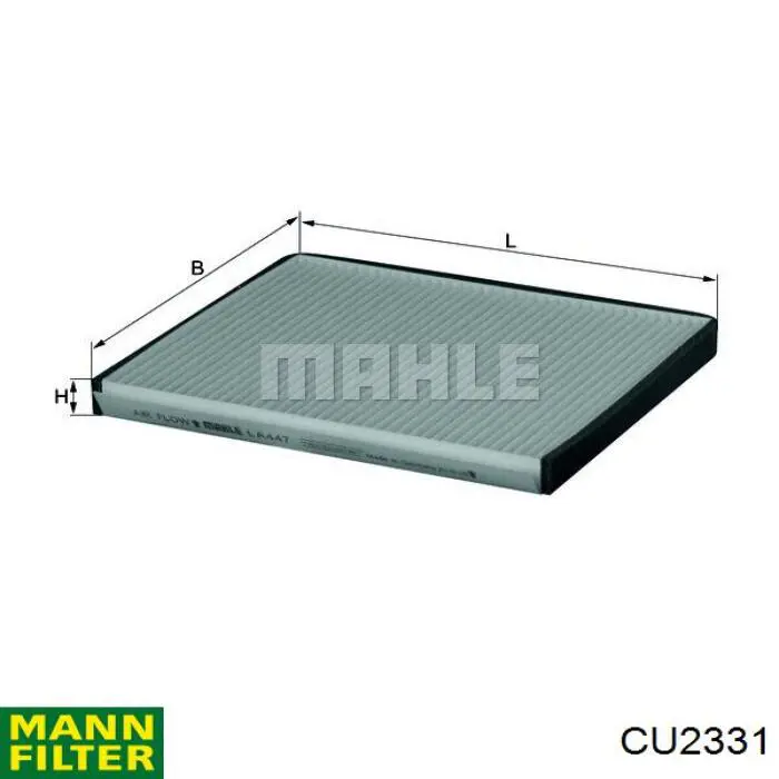 CU2331 Mann-Filter фільтр салону