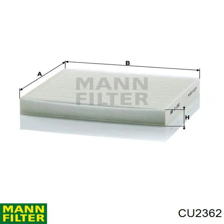 CU2362 Mann-Filter фільтр салону