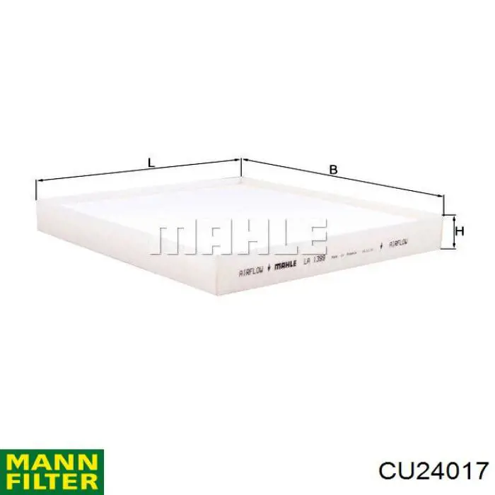 CU24017 Mann-Filter фільтр салону
