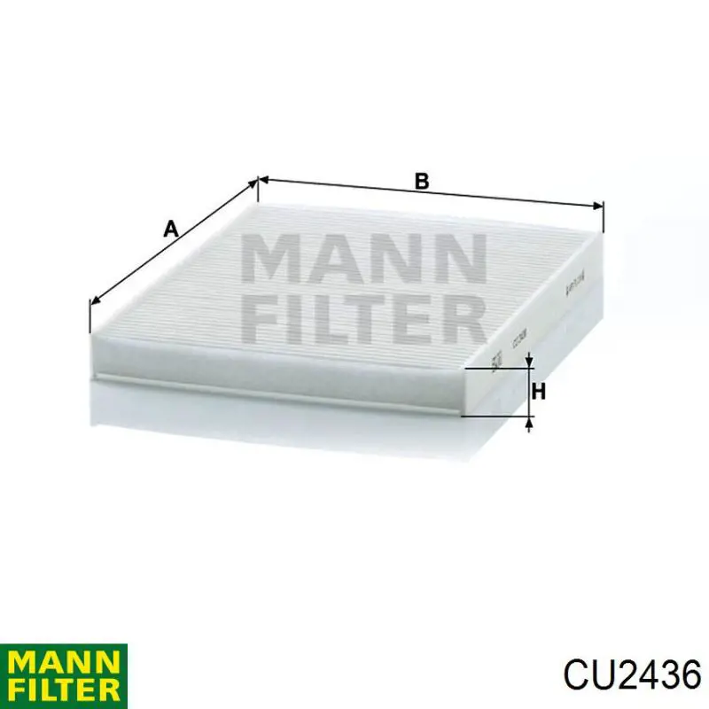 CU2436 Mann-Filter фільтр салону