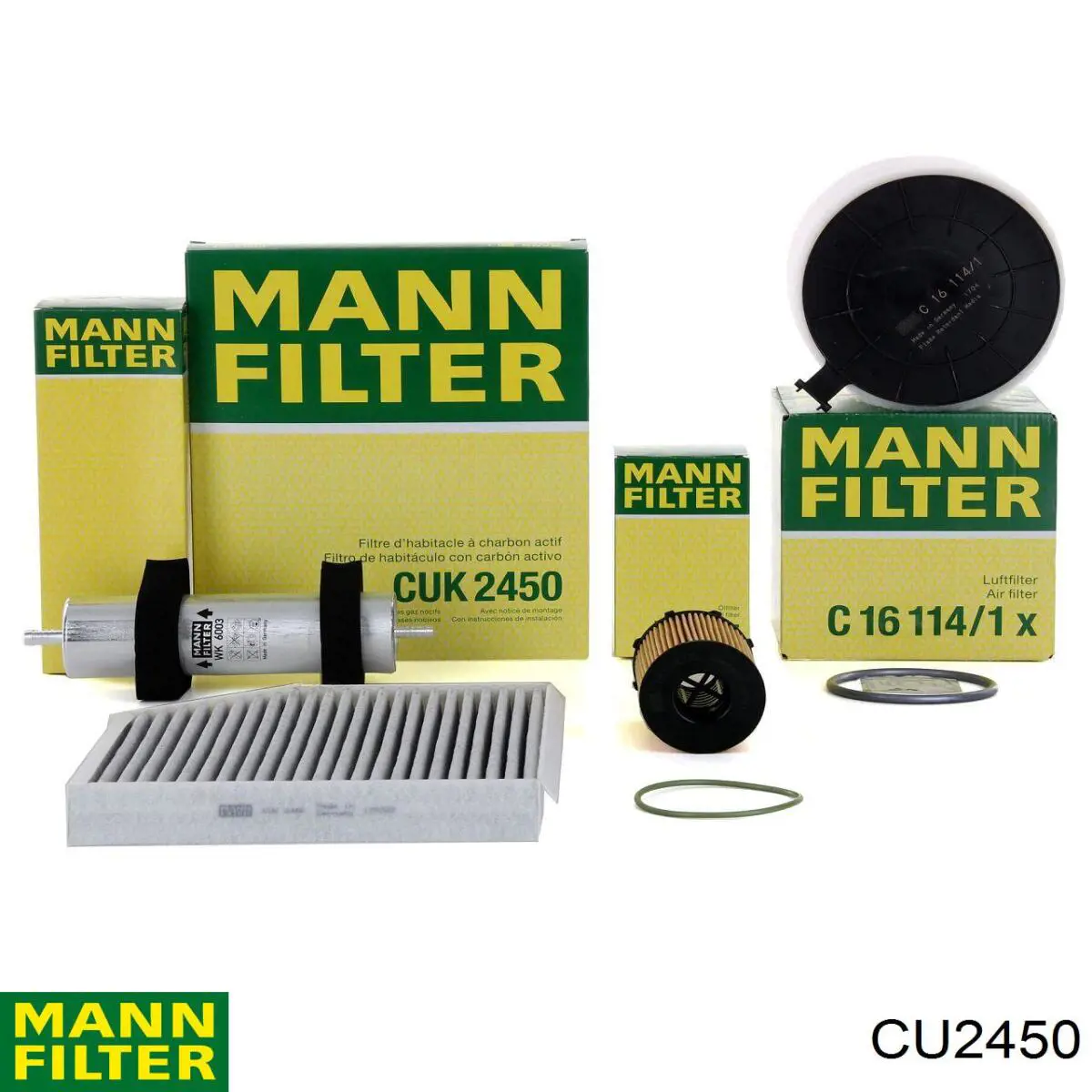 Фільтр повітряний обігрівача Mann-Filter CU2450 ціна, від 12.37 USD