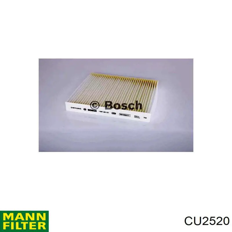 Фільтр салону CU2520 Mann-Filter