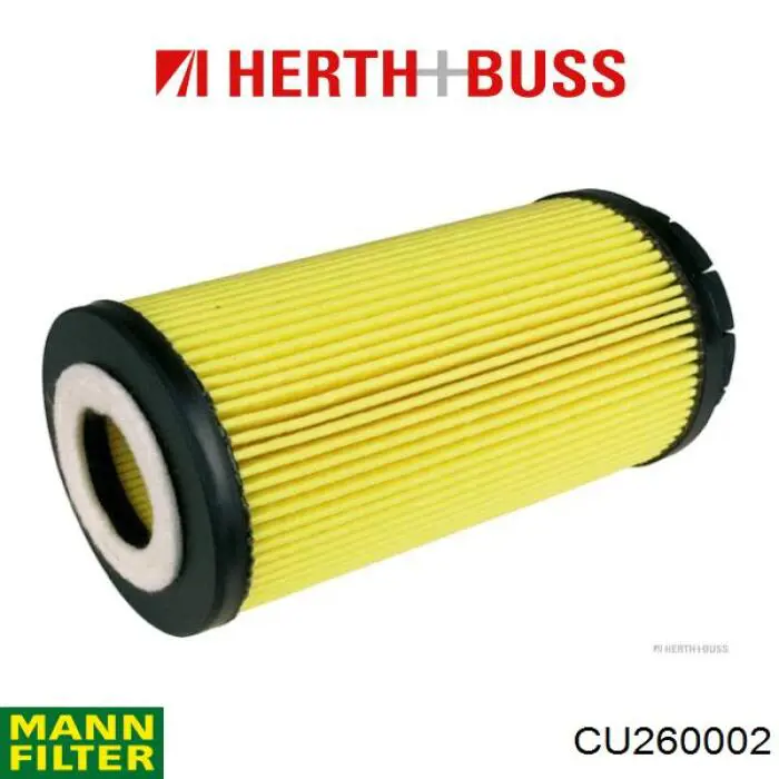 Купити CU260002 Mann-Filter Фільтр салону вугільний