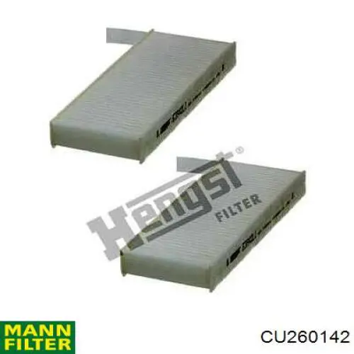 Купити CU260142 Mann-Filter Фільтр салону вугільний