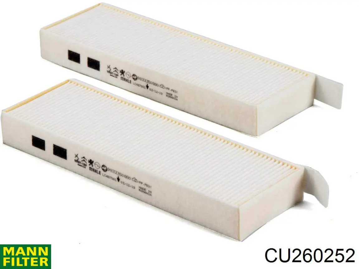 CU260252 Mann-Filter фільтр салону