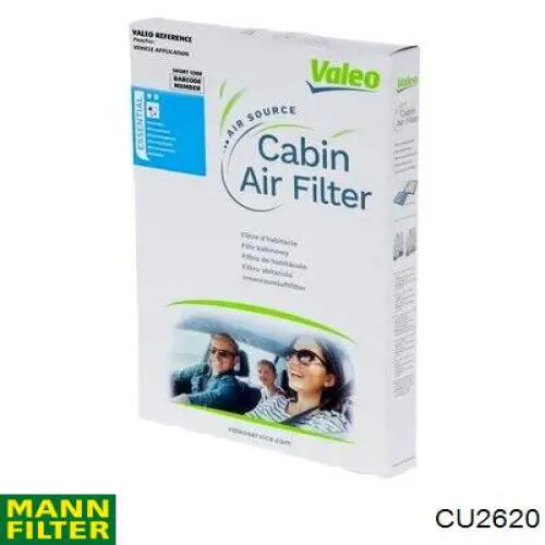 Купити CU2620 Mann-Filter Фільтр салону вугільний