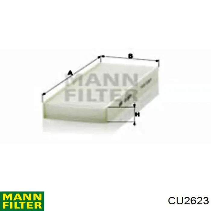 CU2623 Mann-Filter фільтр салону