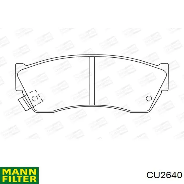 CU2640 Mann-Filter Внутрішньосалонний фільтр