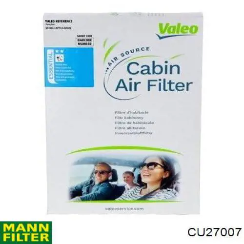 Фільтр салону CU27007 Mann-Filter