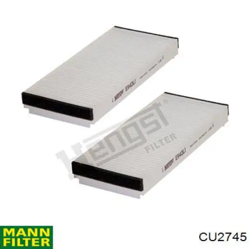 Купити CU2745 Mann-Filter Фільтр салону вугільний