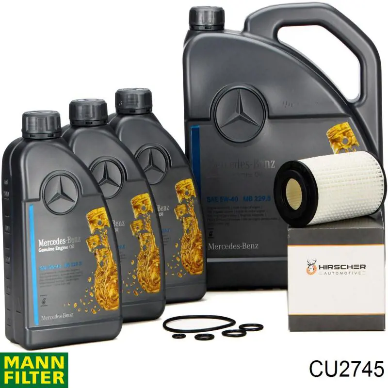 CU2745 Mann-Filter Внутрішньосалонний фільтр