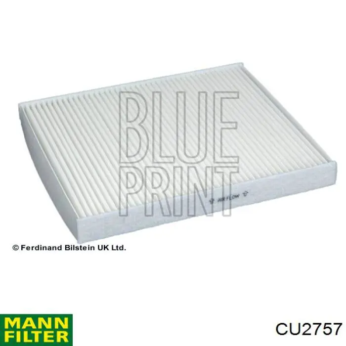 Купити CU2757 Mann-Filter Фільтр салону вугільний