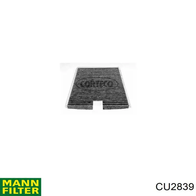 Повітряний фільтр салону Mann-Filter CU2839