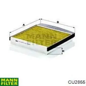 Купити CU2855 Mann-Filter Фільтр салону вугільний