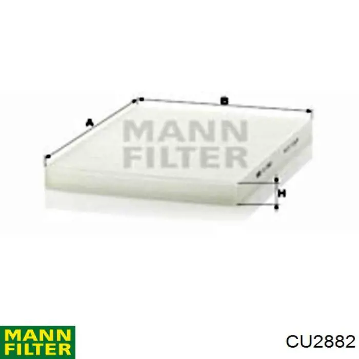 Фільтр повітряний обігрівача Mann-Filter CU2882 ціна, від 5.85 USD