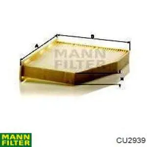 Купити CU2939 Mann-Filter Фільтр салону вугільний