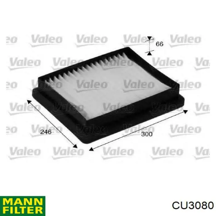 Фільтр повітряний обігрівача Mann-Filter CU3080 ціна, від 15.33 USD