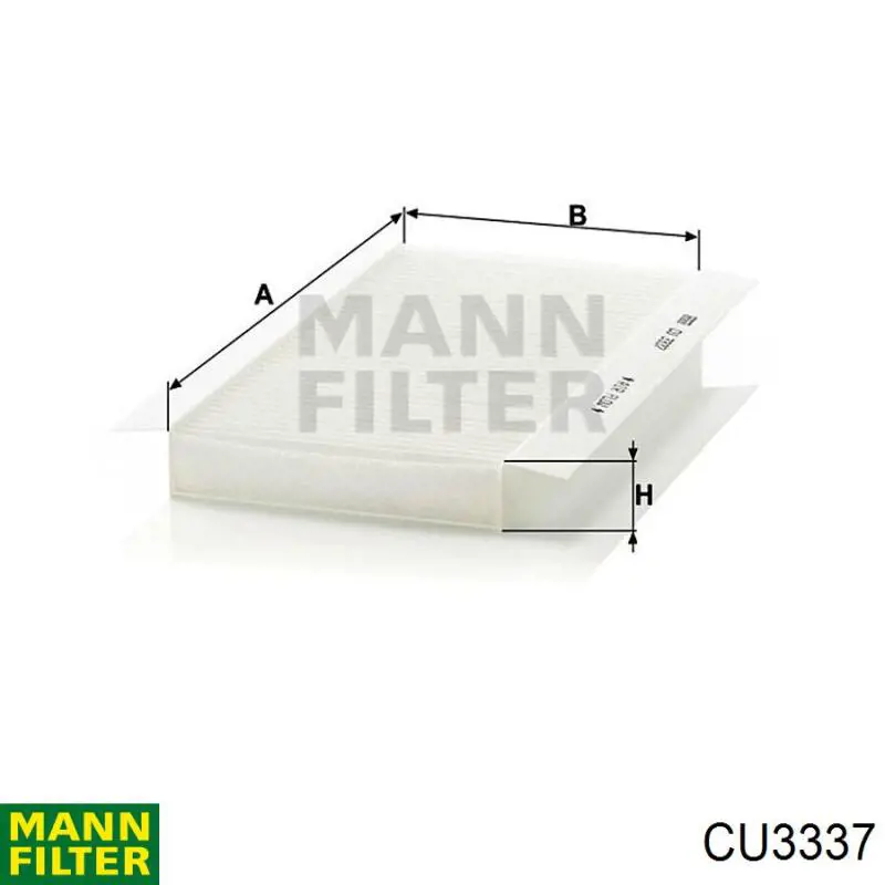 CU3337 Mann-Filter фільтр салону