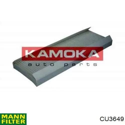 CU3649 Mann-Filter Внутрішньосалонний фільтр