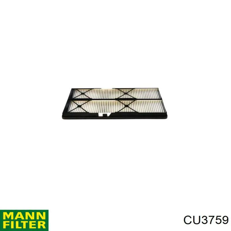 CU3759 Mann-Filter Внутрішньосалонний фільтр