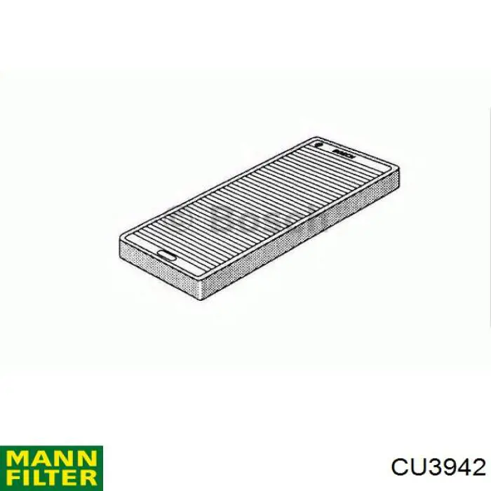 Фільтр салону CU3942 Mann-Filter