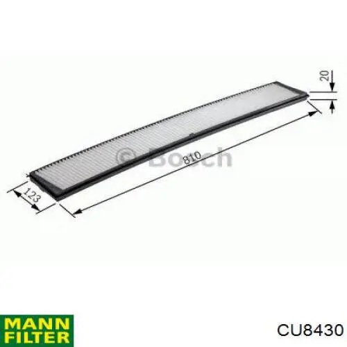 CU8430 Mann-Filter фільтр салону