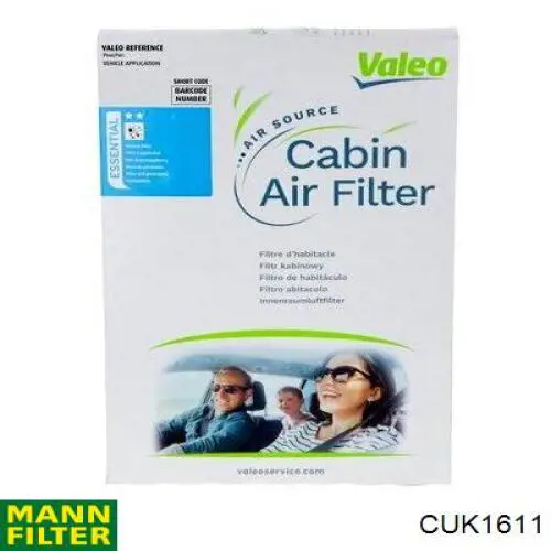 Фільтр салону CUK1611 Mann-Filter