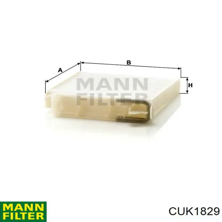 CUK1829 Mann-Filter Внутрішньосалонний фільтр