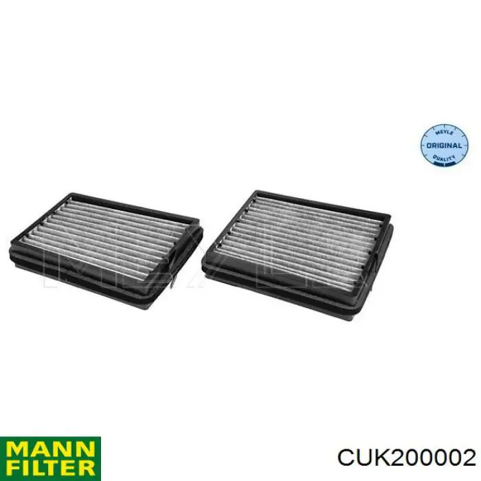 Фільтр повітряний обігрівача Mann-Filter CUK200002 ціна, від 48.46 USD