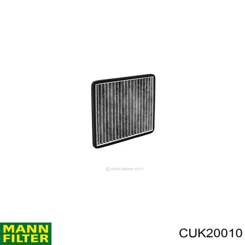 Фільтр повітряний обігрівача Mann-Filter CUK20010 ціна, від 7.19 USD