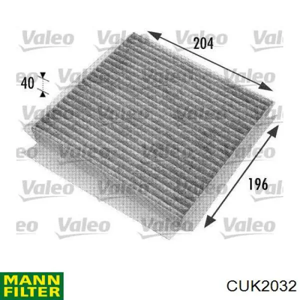 Фільтр салону CUK2032 Mann-Filter