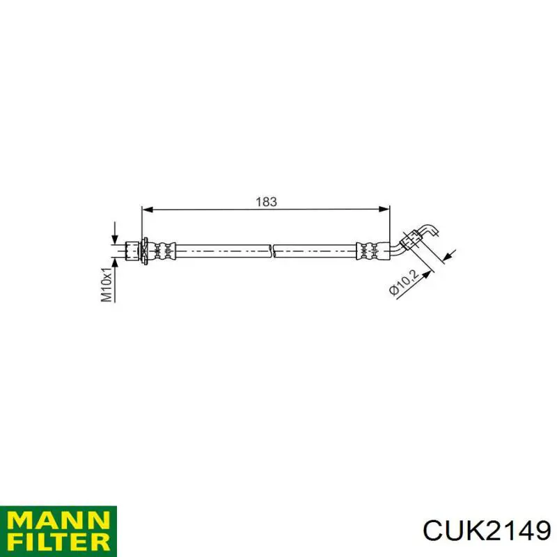 CUK2149 Mann-Filter Внутрішньосалонний фільтр