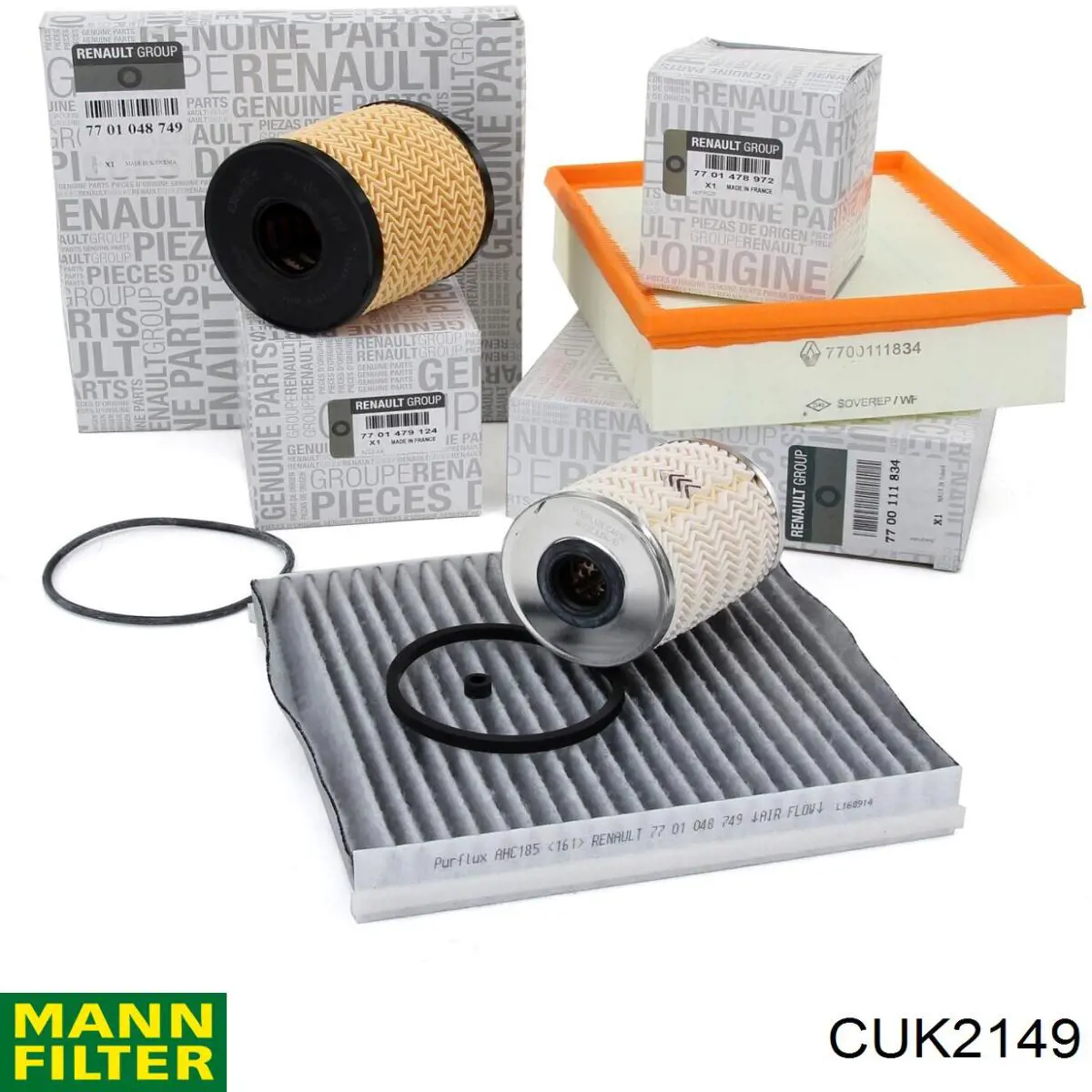 Купити CUK2149 Mann-Filter Фільтр салону вугільний