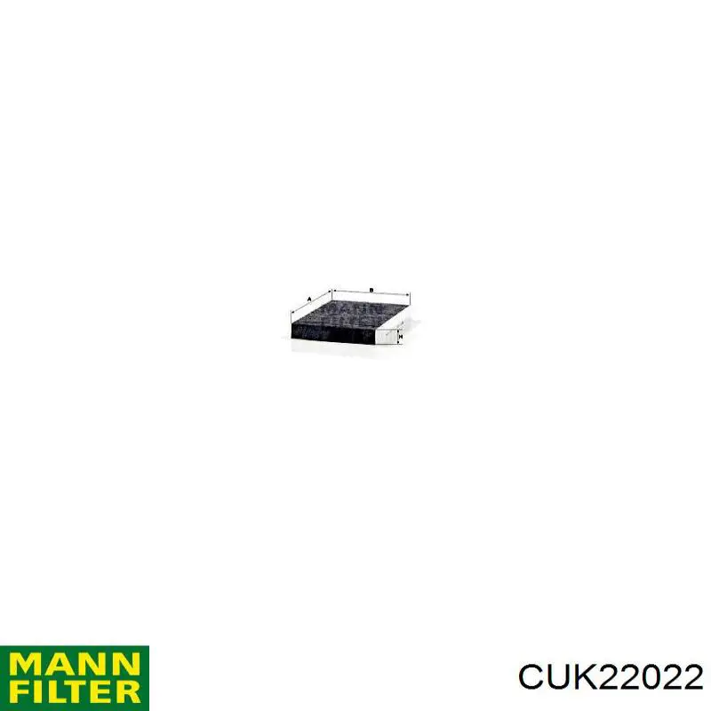 Фільтр салону CUK22022 Mann-Filter