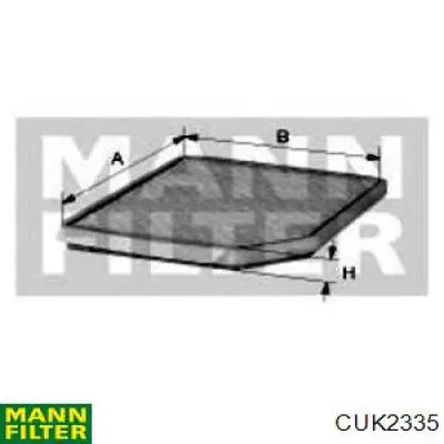 CUK2335 Mann-Filter Внутрішньосалонний фільтр