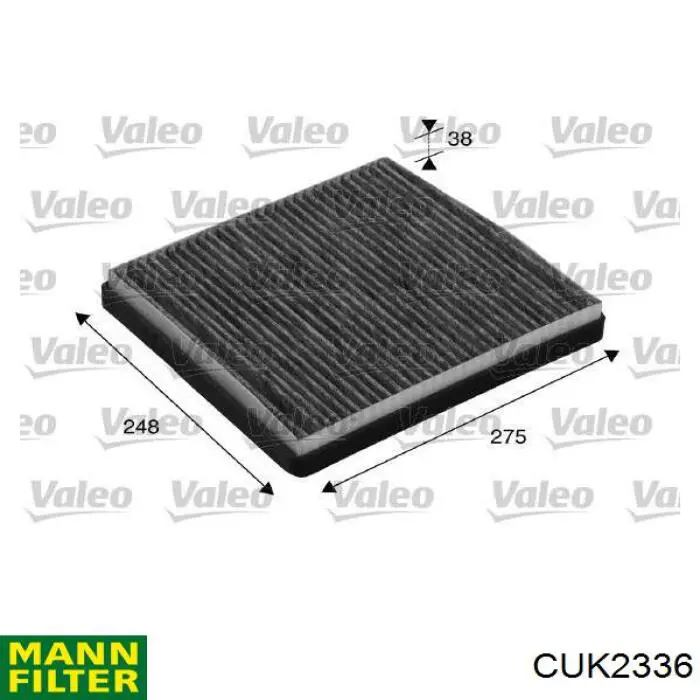 Фільтр повітряний обігрівача Mann-Filter CUK2336 ціна, від 6.33 USD
